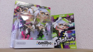 Splatoon(スプラトゥーン)シオカラーズ の amiibo が発売日の7月7日に届きました!ホタルちゃんの応援ポストカードが付いてきたよ?!